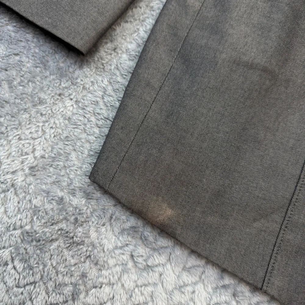 Rock & Republic Blazer Mens 44R‎ Gray Cotton Sport Coat Jacket Modern Edgy READ
